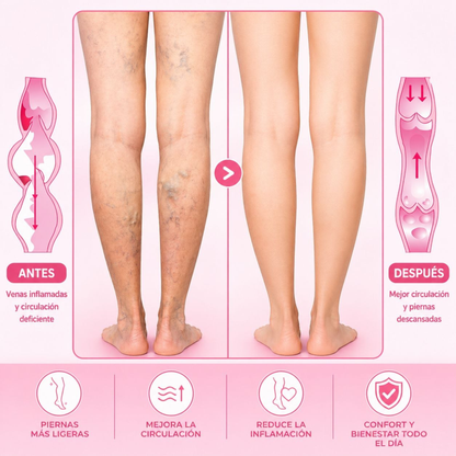 Alivio para piernas cansadas y pesadas
